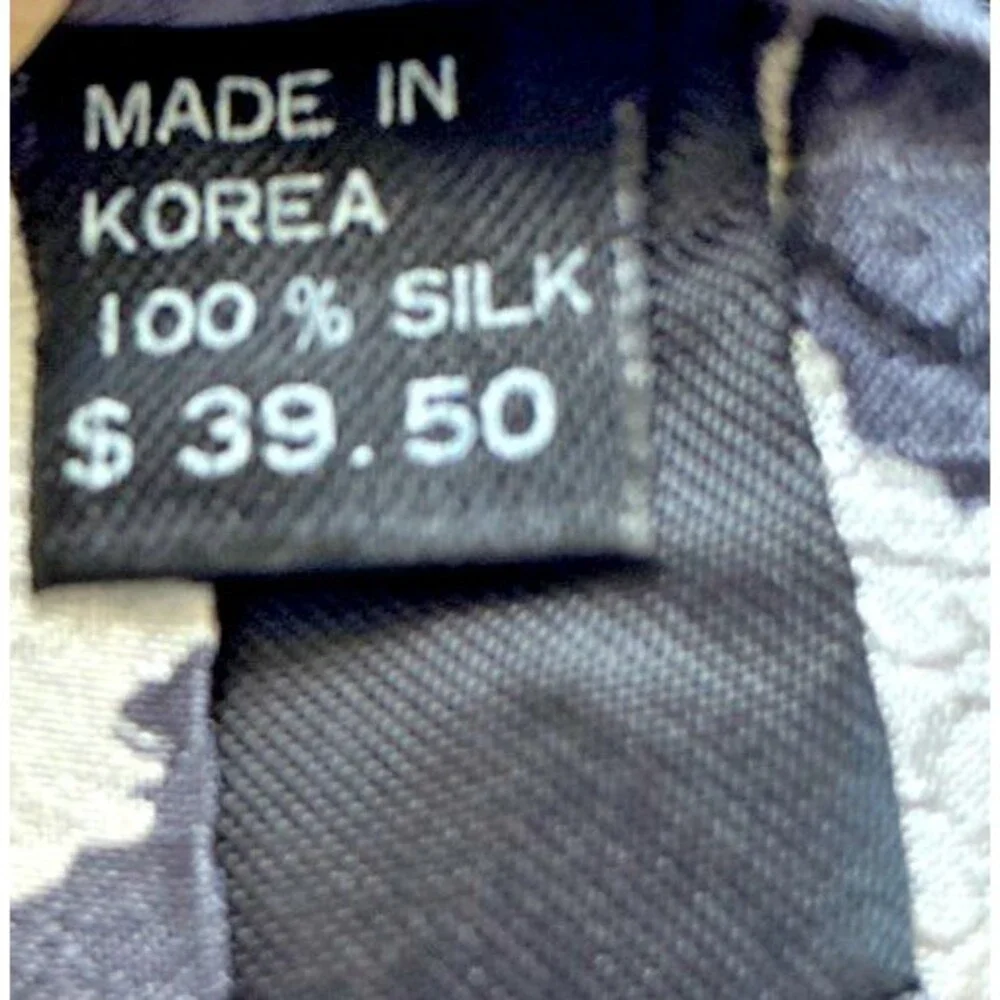 3-Tie Bundle • Bold Retro Paisley & Geometric Prints • “100% Silk” Labels